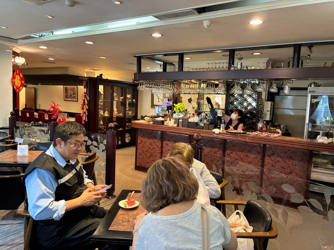 餐後咖啡甜點區